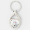 Search for heart white keychains Pet