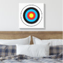 Search for target canvas prints Bullseye