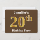 Recherche de 20th invitations Élégant