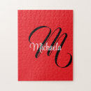 Search for name puzzles Typography