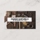 Search for blacksmith business cards Wood