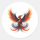 Search for phoenix bird stickers Flames