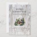 Search for log cabin christmas cards Winter