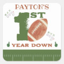 Search for football party stickers Watercolor