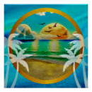 Recherche de plage palmier posters Mer