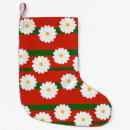 Recherche de fleur rouge chaussette de noël Vert