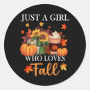 Search for fall season stickers Leaves