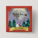 Recherche de noël moderne badges Rouge