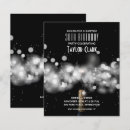 Search for champagne 30th birthday invitations Black and white