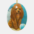 Search for red poodle ornaments Puppy