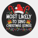 Search for singing stickers Xmas