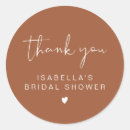Search for bridal thank you stickers Modern minimalist