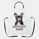 Search for cute bulldog aprons Frenchie mom