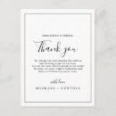 Search for guest note wedding thank you cards Modern