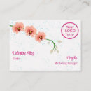 Recherche de orchidée cartes visite Simple