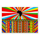 Recherche de motif textile cartes postales Design africain