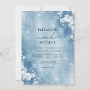 Search for frosted wedding invitations Blue