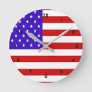 Recherche de drapeau américain rond horloges Jour de l'indépendance