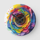 Recherche de couleurs vibrantes horloges Abstrait
