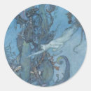 Search for vintage mermaid stickers Fantasy