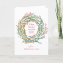 Search for wreath christmas cards Botanical