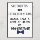 Search for best man wedding invitations Proposal