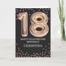 Search for rose gold birthday cards Elegant