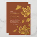 Search for fall vintage wedding invitations Burnt orange