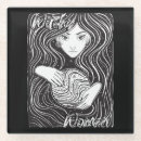 Search for artistic coasters Woman