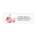 Search for wild animals return address labels Woodland