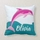 Recherche de dauphin rose coussins Dauphins