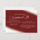 Search for simple celebration life invitations Remembrance
