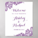 Search for lavender wedding signs Welcome
