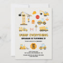 Search for dump everything birthday invitations Construction