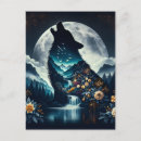 Search for howling postcards Full moon