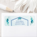 Search for blue graduation return address labels Celebration