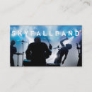 Search for rock band business cards Singer