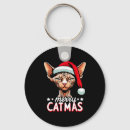 Search for sphynx cat keychains Santa