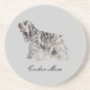 Recherche de cocker spaniel dessous de verres Animal