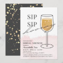 Search for wine glass bridal shower invitations Watercolor