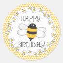Search for bee happy birthday stickers Nature