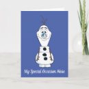 Search for olaf frozen cards Winter