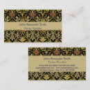 Search for rose pattern business cards Vintage
