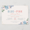 Search for botanical greenery gender reveal invitations Baby shower
