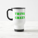 Search for thinking travel mugs Green