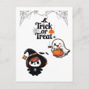 Search for cute halloween greeting postcards Cute black cat