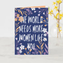 Search for international women day cards Botanical