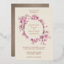 Recherche de fleur de cerisier mariage invitations Pour elle