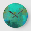 Recherche de peinture bleue horloges Vert