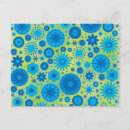 Search for turquoise pattern postcards Flower